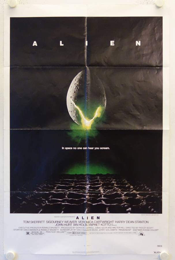 Alien original release US Onesheet movie poster